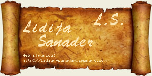 Lidija Sanader vizit kartica